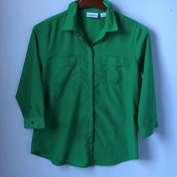 Liz Claiborne Tops - Liz Claiborne polka doy
